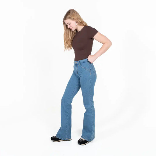 Women's Wrangler BESPOKE High Rise Fashion Flare Jean