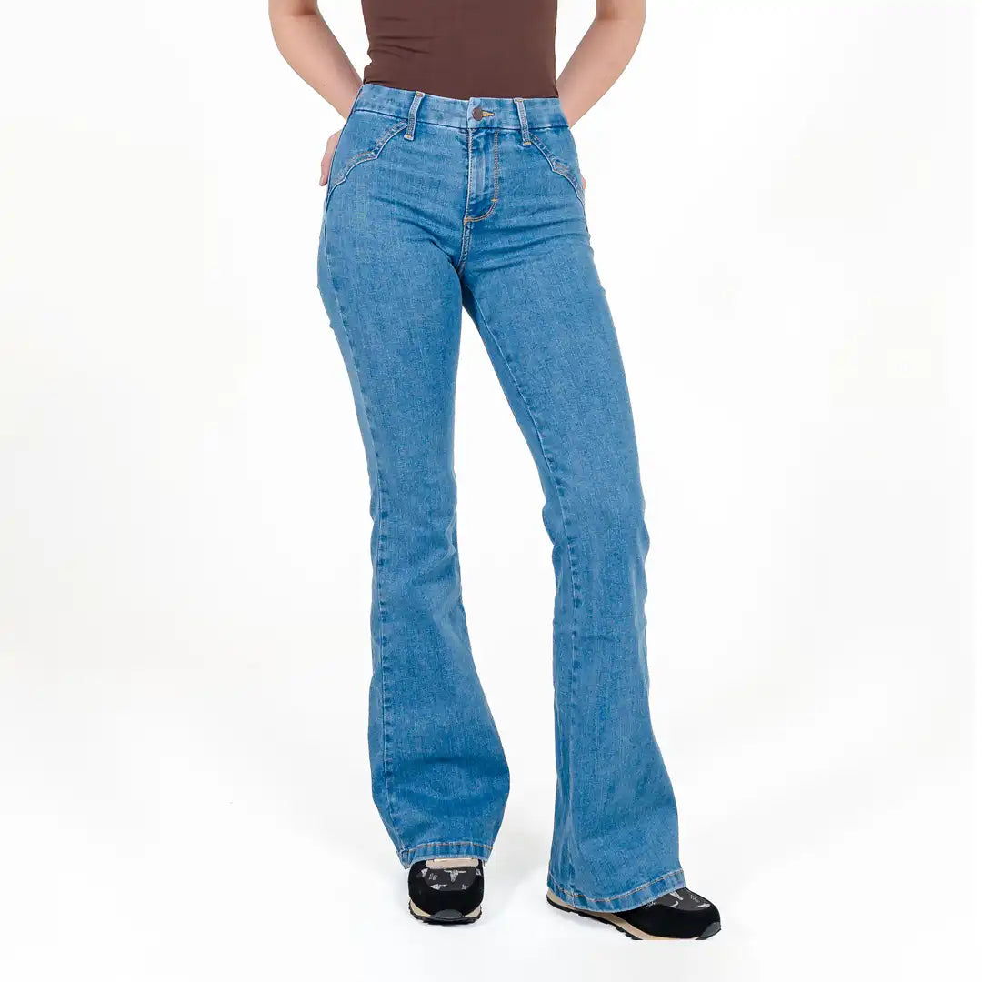 Women's Wrangler BESPOKE High Rise Fashion Flare Jean