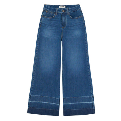 Wrangler® Bespoke Wideleg Crop Jean - High Rise - Leanna
