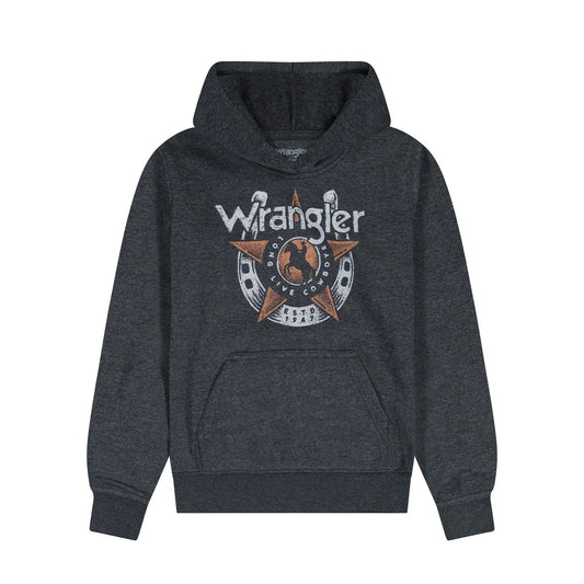 Wrangler Boy's Western Hoodie Long Live Cowboys