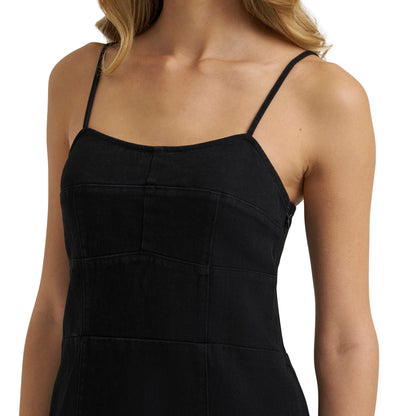 Wrangler Ladies Retro® Punchy Black Maxi Slip Dress