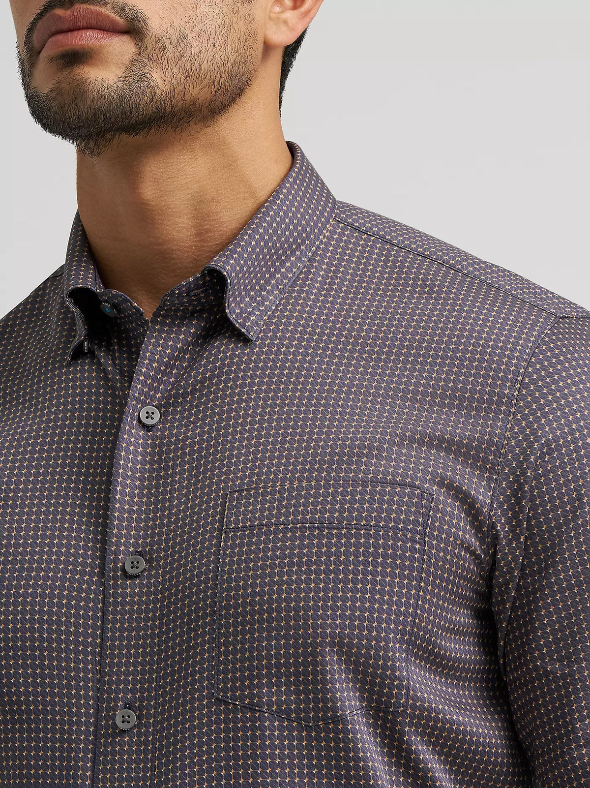 Wrangler Men's Cody Johnson One Pocket Button Down Shirt
