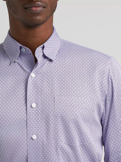 Wrangler Men's Cody Johnson One Pocket Button Down Shirt