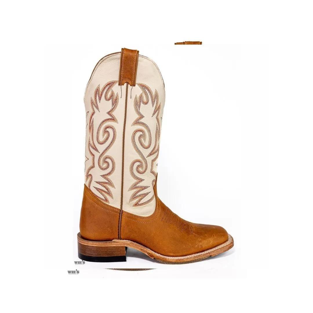 Boulet Women’s Cowgirl Boots 13" Wide Square Toe