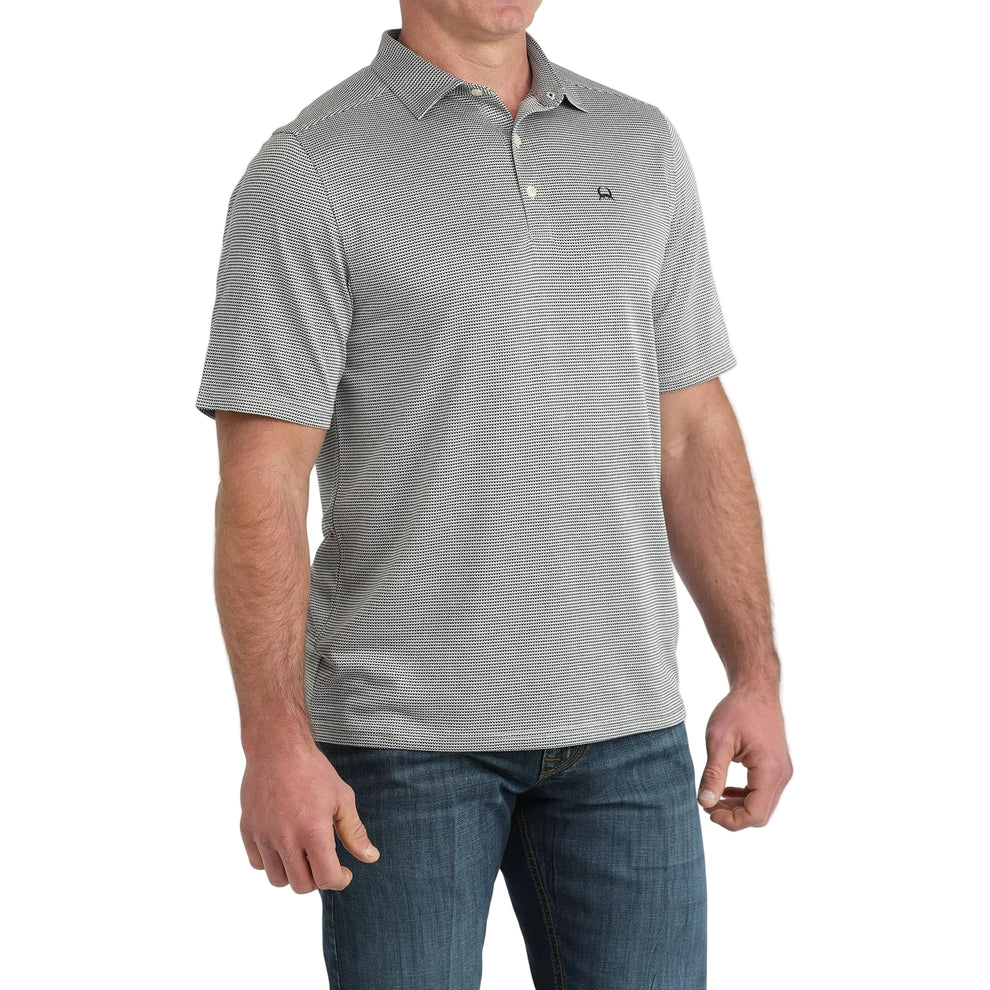 Cinch Men's Short Sleeve Arenaflex Polo - Blue weis-western-wear