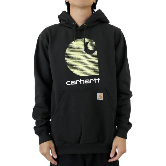 Carhartt Men’s Rain Defender Loose Fit Midweight Logo Graphic Sweatshirt 105431