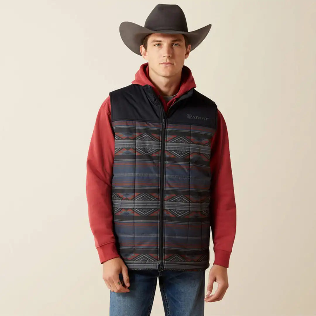 Ariat Men's Crius Southwestern Rust Insulated Vest