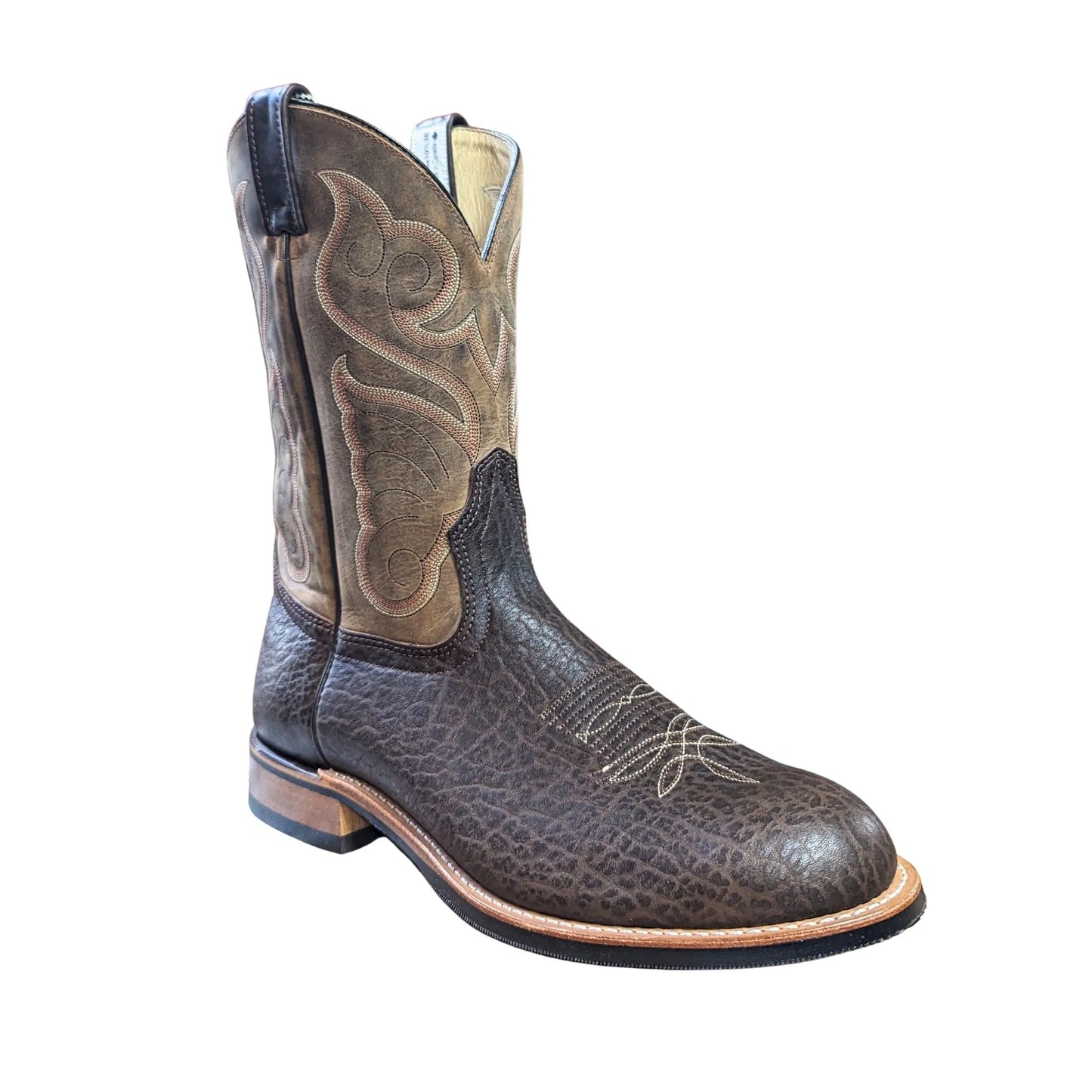 Canada West Men's Brahma Ropers with Fine Rib Soles weis-western-wear