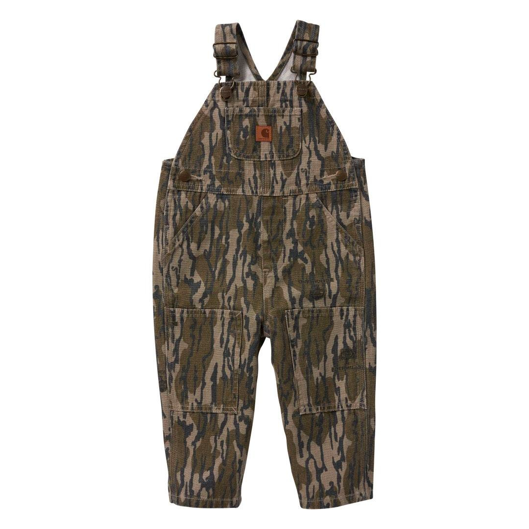 Carhartt Boy's Infant/Toddler Loose Fit Canvass Camo BIB Overall