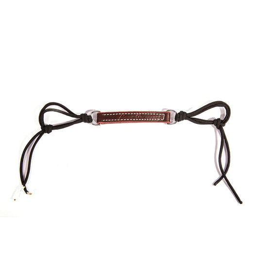 Professionals Choice Burgundy Leather Paracord Curb Strap weis-western-wear