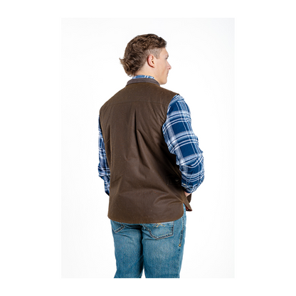 Outback Trading Company Men's Vest Overlander Oilskin