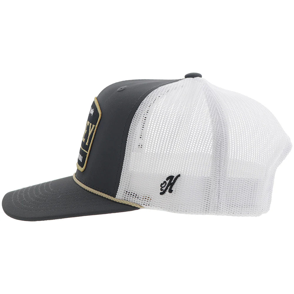 Hooey "Trip" Charcoal White With Black Gold Patch weis-western-wear