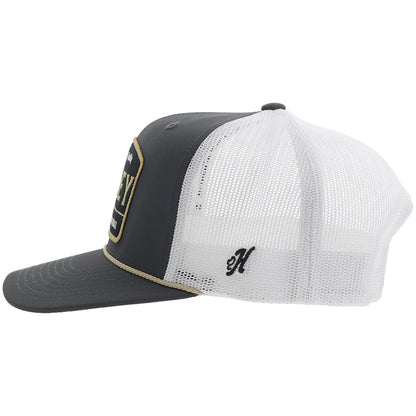 Hooey "Trip" Charcoal White With Black Gold Patch weis-western-wear