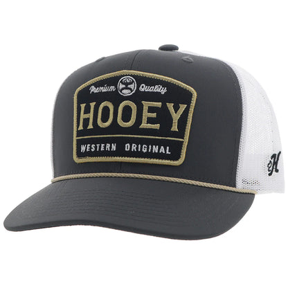 Hooey "Trip" Charcoal White With Black Gold Patch weis-western-wear