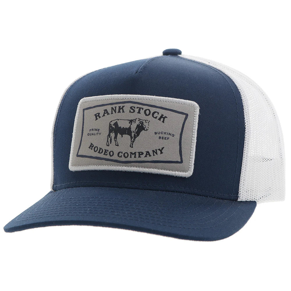 Hooey "Rank Stock" Navy/White With Grey/White Patch weis-western-wear