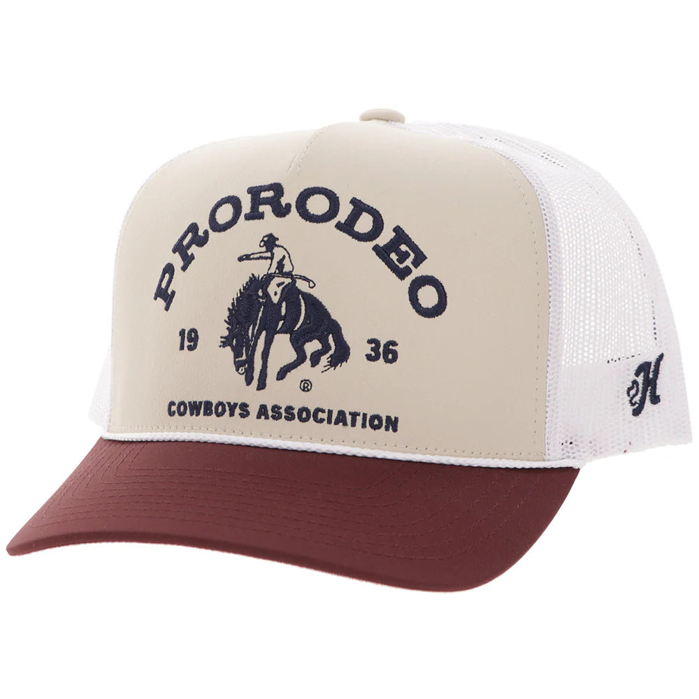 Hooey "Pro Rodeo" Ballcap weis-western-wear