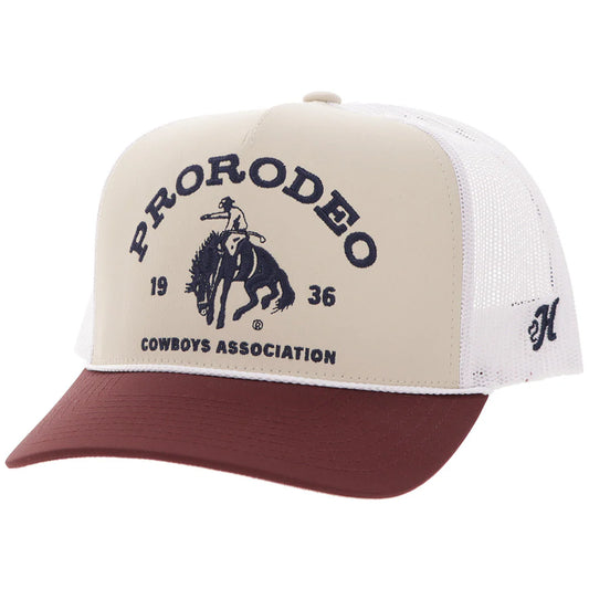 Hooey "Pro Rodeo" Ballcap weis-western-wear