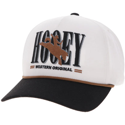 Hooey "Wild Ride" White/Black Ballcap weis-western-wear