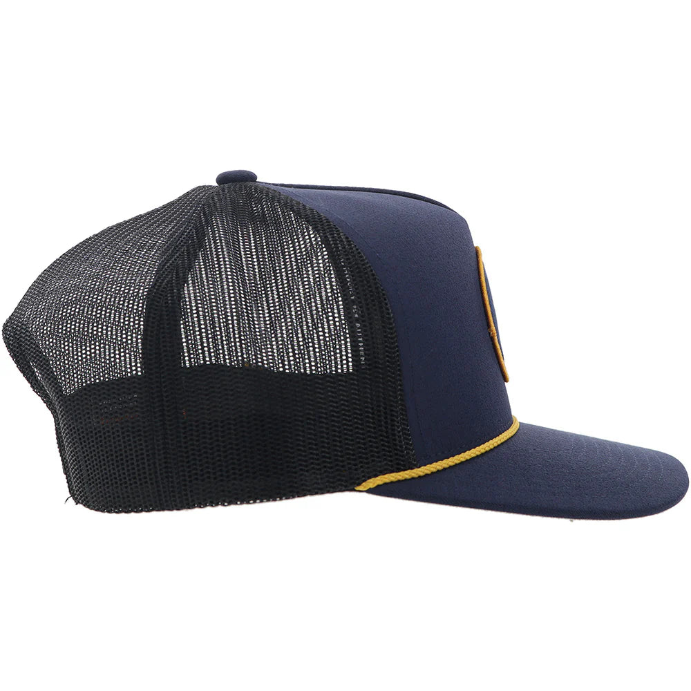 Hooey "Rose" HOG Navy With White & Yellow Circle Patch weis-western-wear