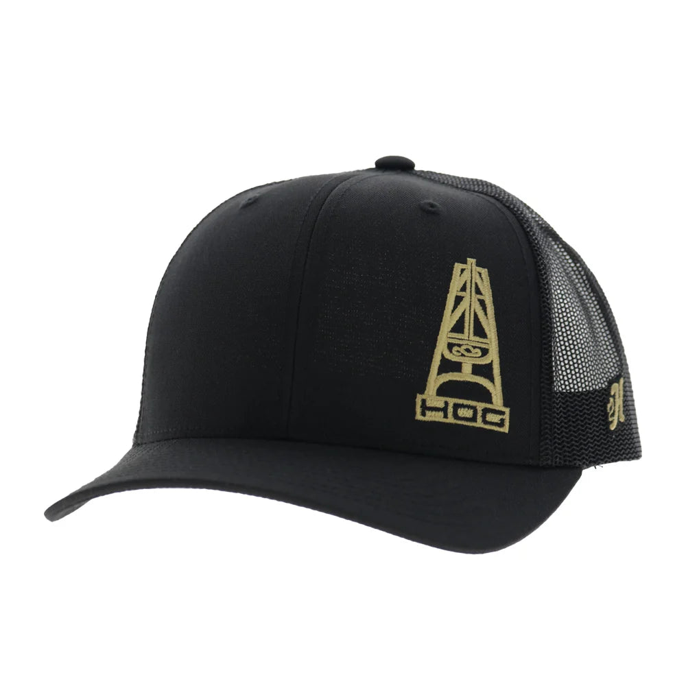 Hooey Trucker Hat Oil 6- Panel Snapback