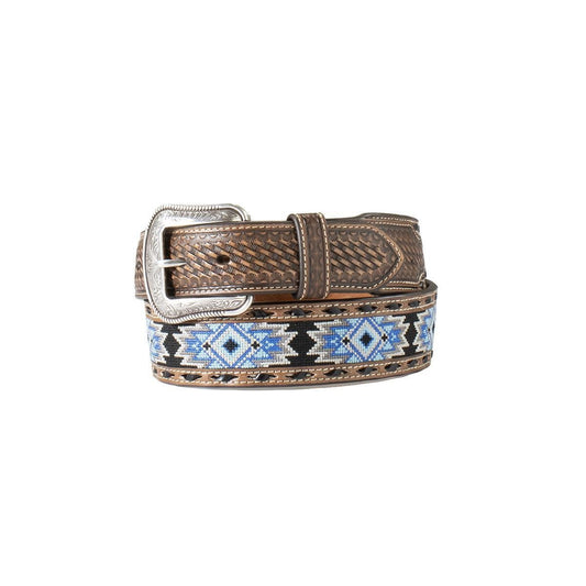 3D Belt Men's Blue Diamond Inlay D100017002