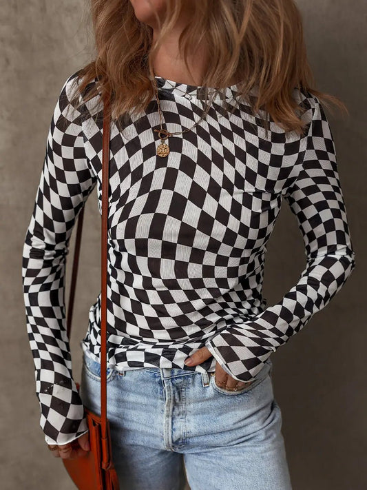 Lala Loo Women's Mesh Long Sleeve Top - LaLa Loo