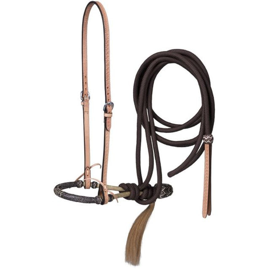 Tough 1 Royal King Basketweave Bosal/Hanger/Mecate Set weis-western-wear