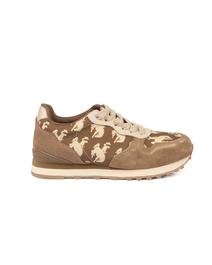 Roper Women's Brown Cow Suede Giddy up Casual Shoes