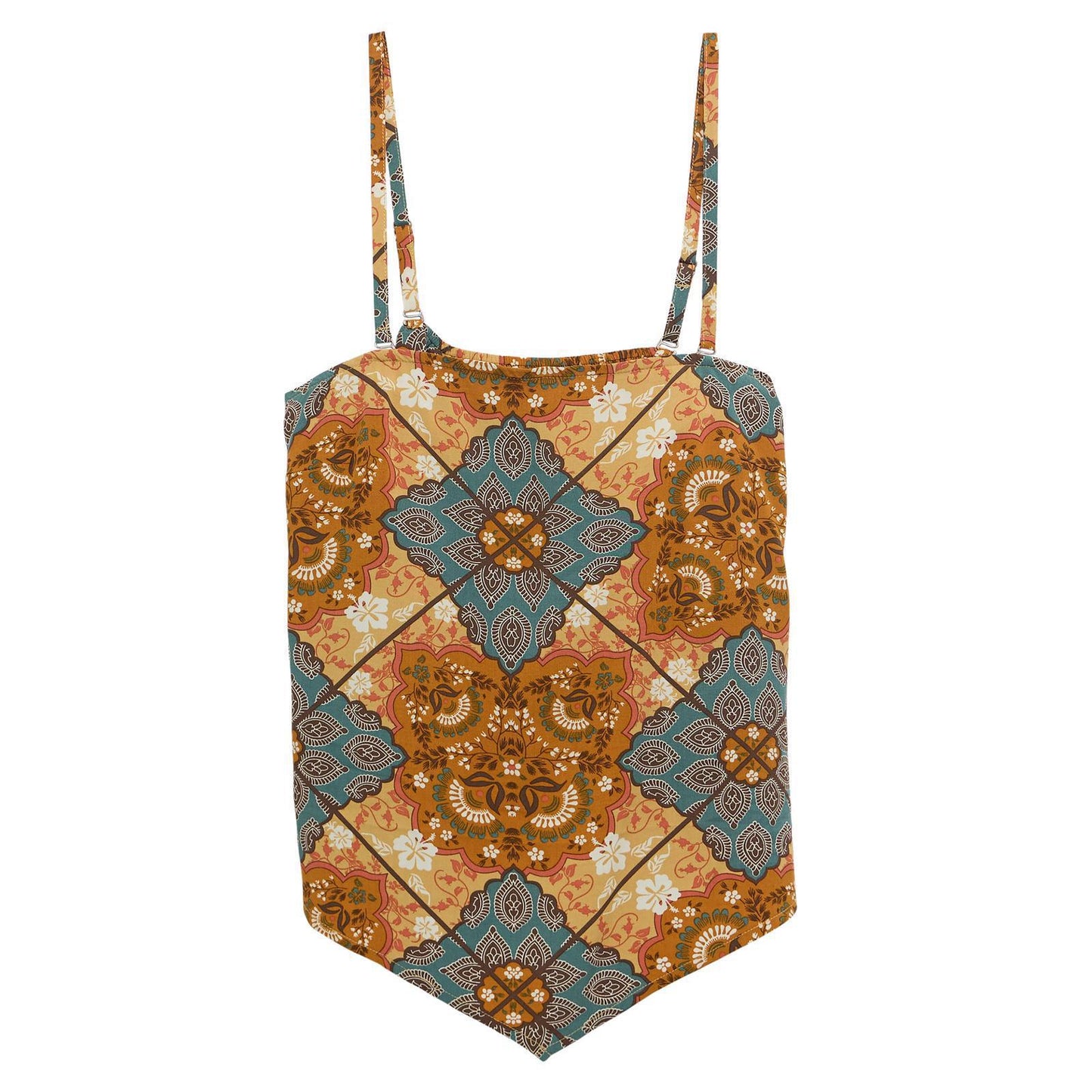 Wrangler Women's Vintage Bandana Tank Top Brown