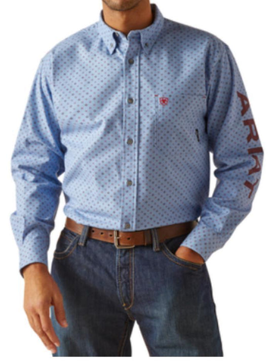 Ariat Men's Flame Resistant Gunner Logo Long Sleeve Work Shirt