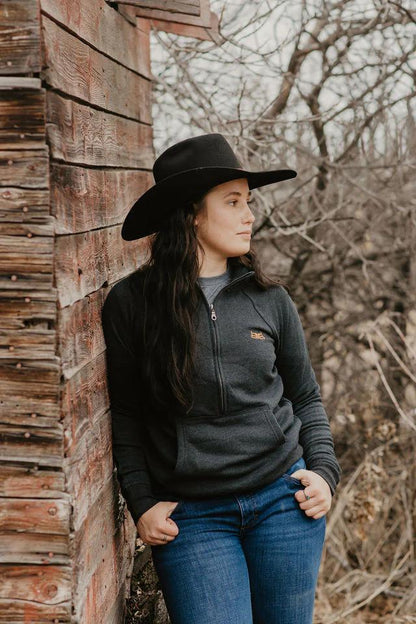 Baredown Brand Men's Pullover  Small Logo 1/4 Zip