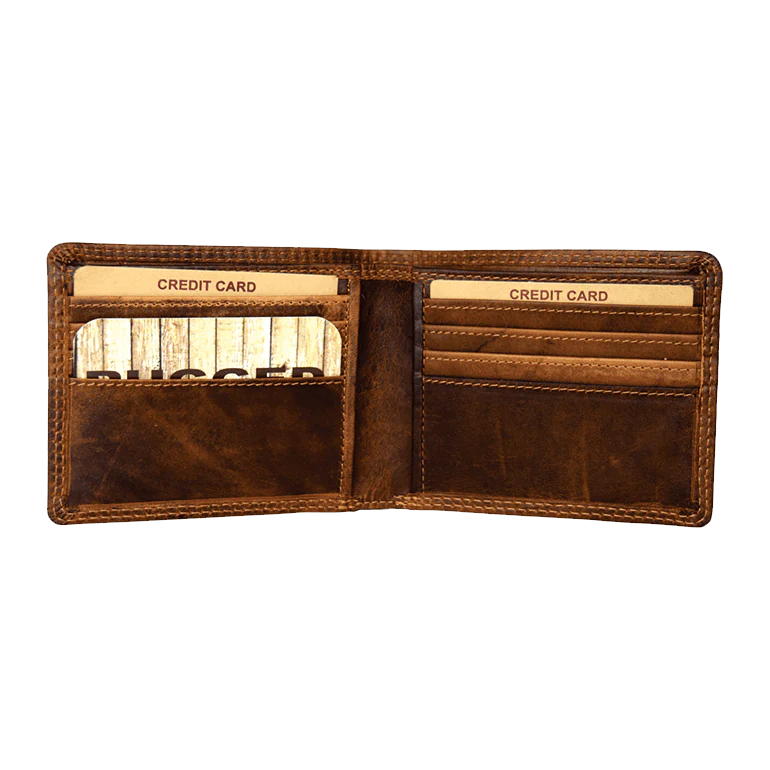 Rugged Earth Bifold Brown Leather Wallet weis-western-wear