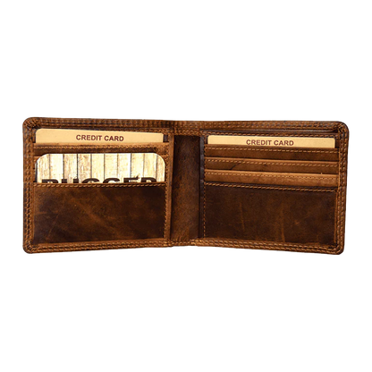 Rugged Earth Bifold Brown Leather Wallet weis-western-wear