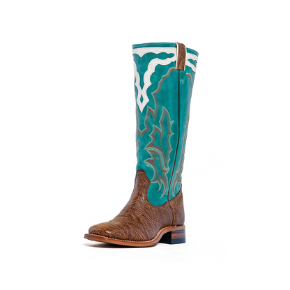 Boulet Women's 16" Leather Cowgirl Boots