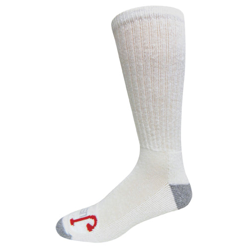 Justin Men's Half Cushion Cotton Over The Calf Socks 3 pack weis-western-wear