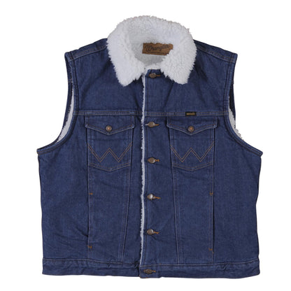 Men's Wrangler® Sherpa Lined Denim Vest - Prewashed