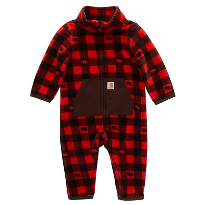 Carhartt Boy's Long Sleeve Printed Zip-Front Coverall (Infant)
