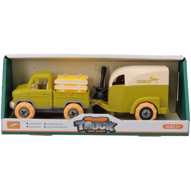 JT International Toy Truck & Horse Trailer Set weis-western-wear