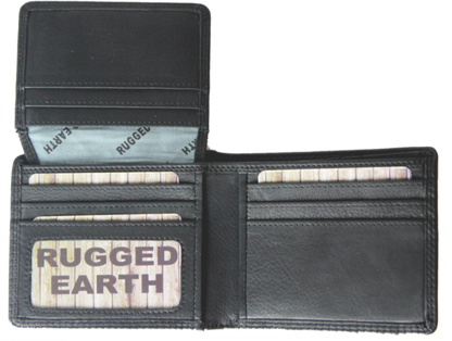 Rugged Earth Bifold Black Leather Wallet weis-western-wear
