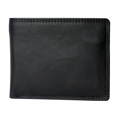 Rugged Earth Bifold Black Leather Wallet weis-western-wear