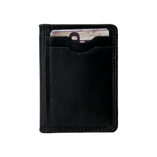 Rugged Earth Small Black Leather Credit Card Wallet weis-western-wear