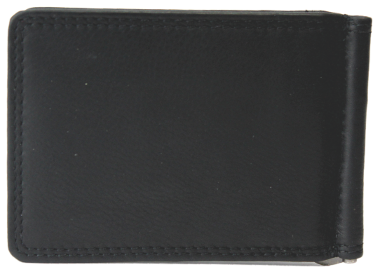 Rugged Earth Black Leather Money Clip Wallet weis-western-wear