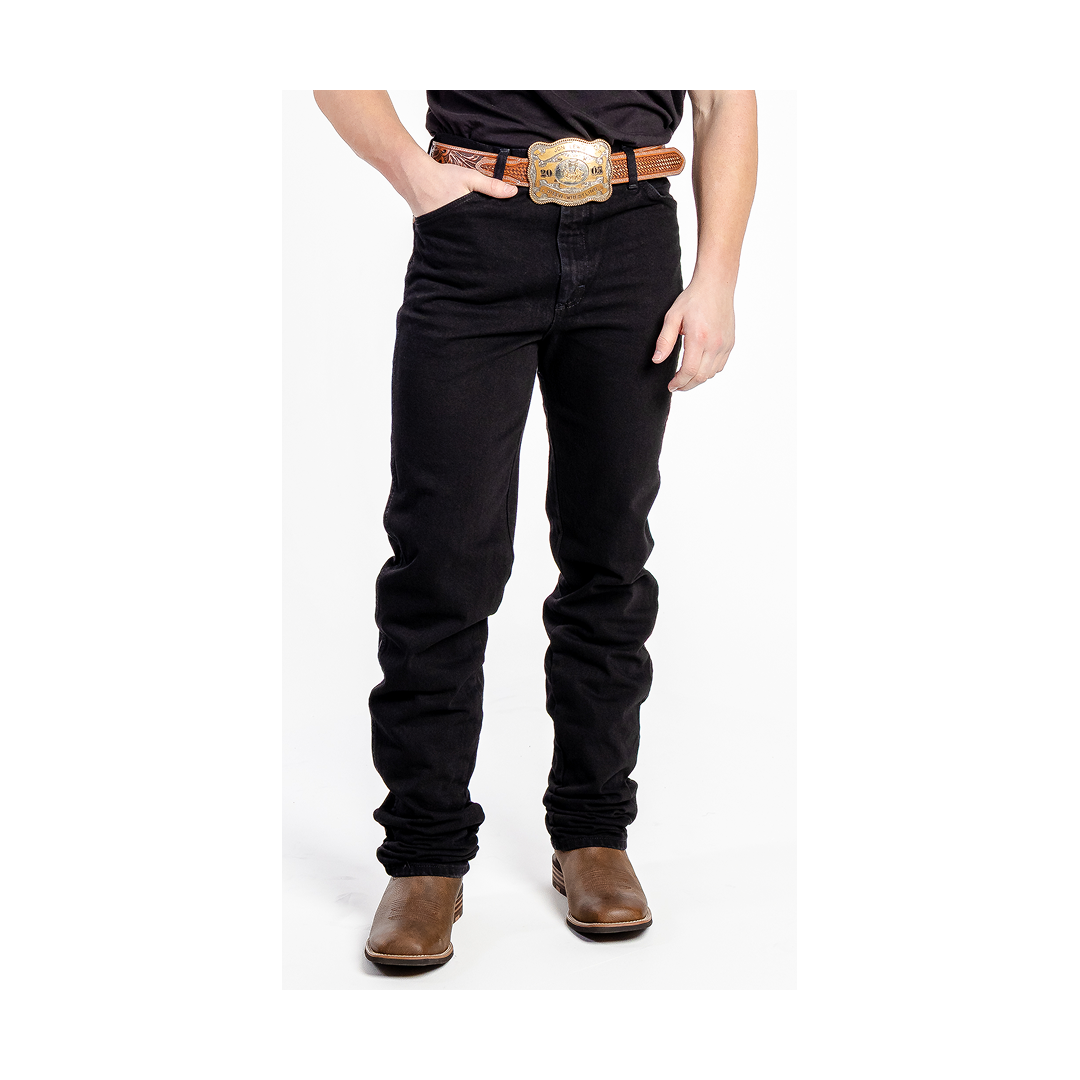 Wrangler Men's Jeans Cowboy Cut Slim Fit Shadow Black