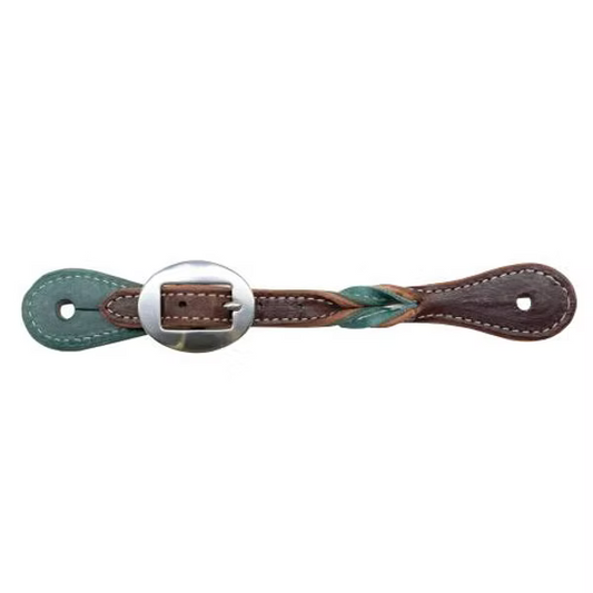 Professional’s Choice Twisted Emerald/Burgundy Ladies Spur Strap weis-western-wear