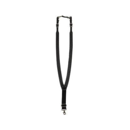 ASF Leathers Men's Basket Weaved Leather Suspenders