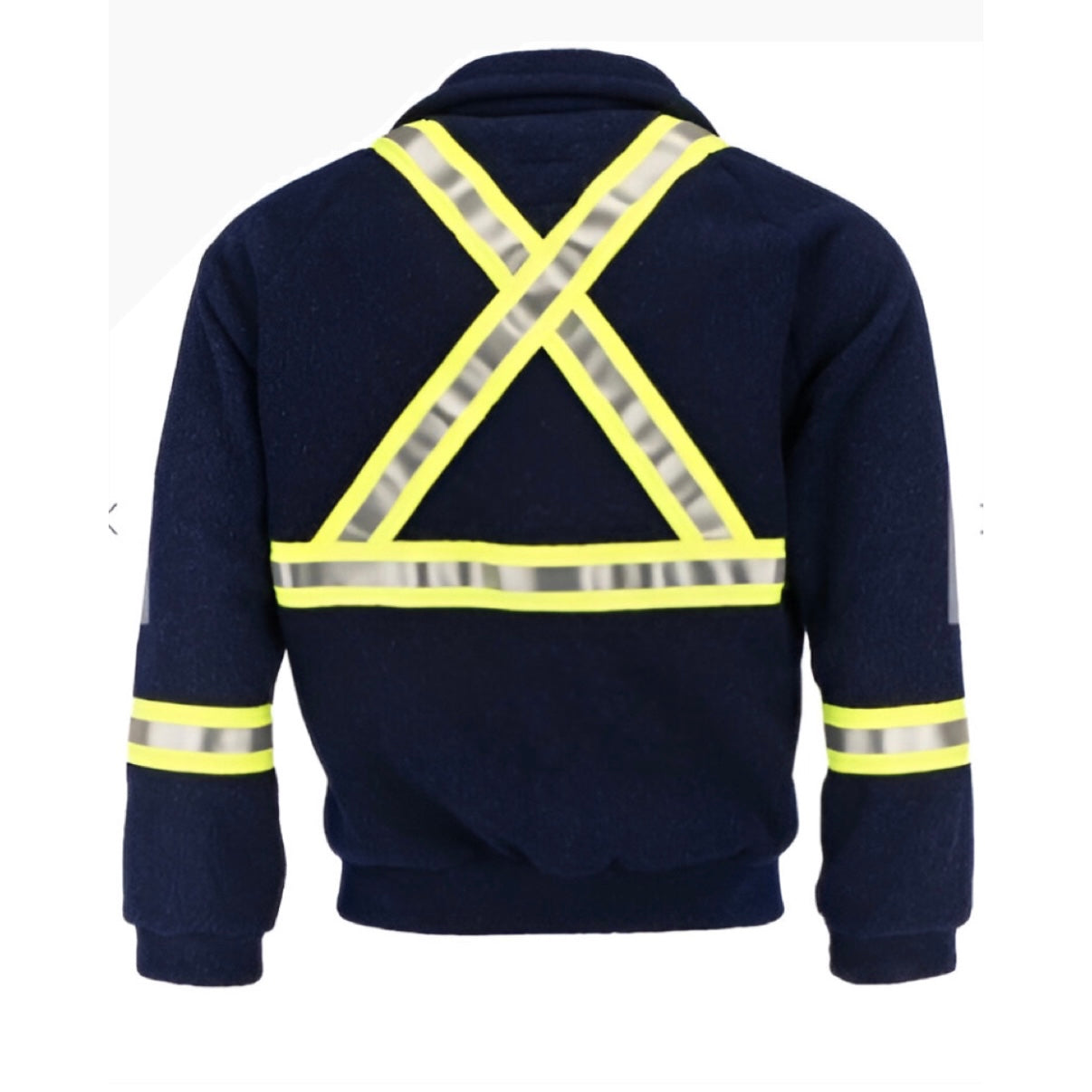 ActionWear Jacket Flame Resistant Hi Vis CAT 2 Unlined Fleece 7.5 oz Nomex® IIIA