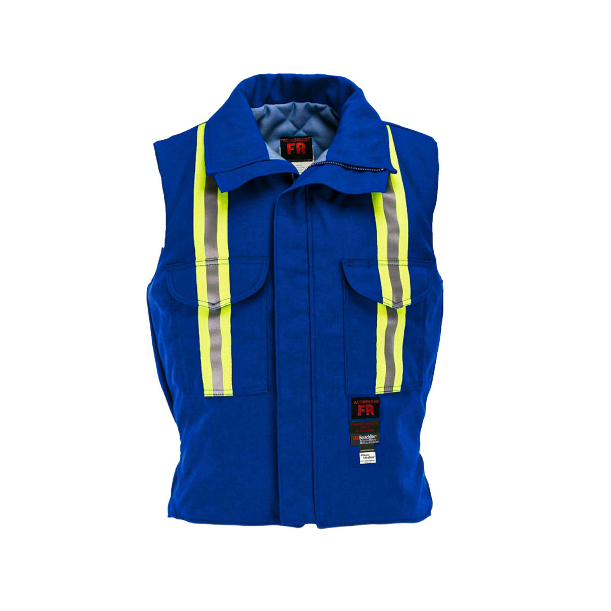 ActionWear Men's Vest FR Flame Resistant CAT 4 Hi Vis Insulated 8338MFWR