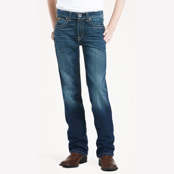 Ariat Boy’s B5 Slim Boundary Pileable Straight Leg Jeans 10018338 - Ariat