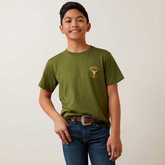 Ariat Boy's Bison Skull T-Shirt 10047649 - Ariat