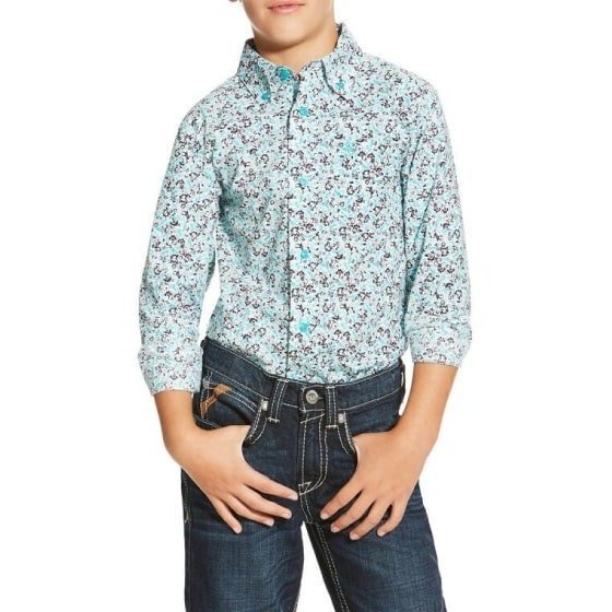 Ariat Boy's Button Up Long Sleeve Shirt 10019844